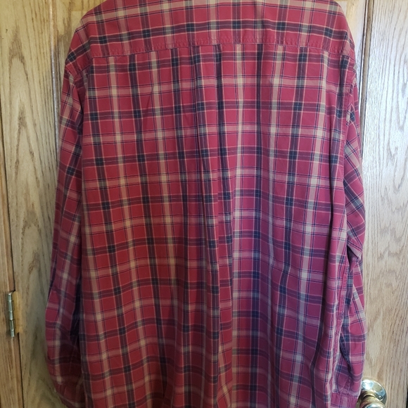 Sold-Carhartt Red Plaid button down L Tall - Picture 4 of 5